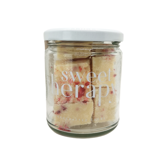 Raspberry White Chocolate Fudge Sampler