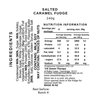 Salted Caramel Fudge Sampler